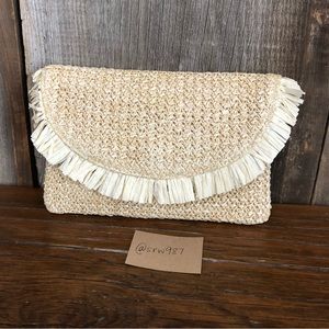 Beachly The North Shore Clutch Frayed Tassel